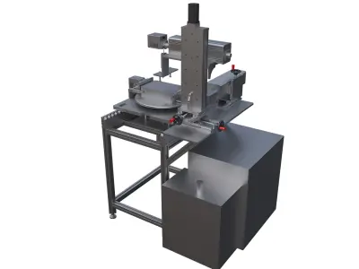 Online marking machine lithium battery 3D model