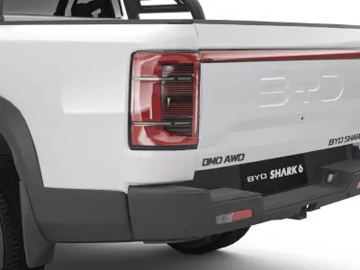 2026 BYD Shark 6 with Interior R Hand Drive 3D model
