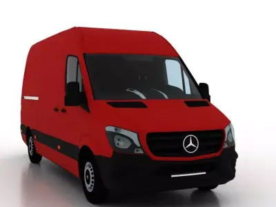 Mercedes Benz Sprinter L2H2 2015 Cargo EU 3D model