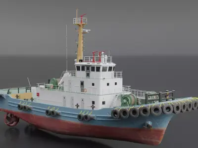 Tugboat 3D model