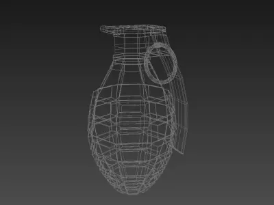 Grenade 3D model 5