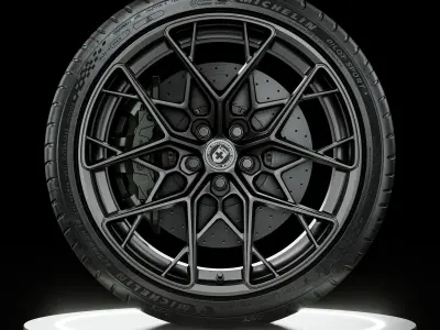 Michelin Pilot Sport 5 225 40 ZR18 92Y 3D model