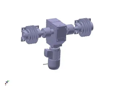 MOTOR HANGER EMS UP-DOWN 3D model