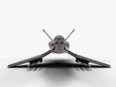 Space Ship Low-poly 3D model from CGTrader