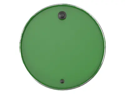 Castrol oil barrel 3D model