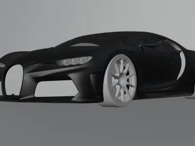 Bugatti Chiron 3D model purchase