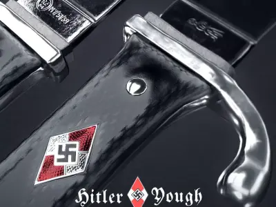 WW2 German Hitler Youth Knife Free low-poly 3D model