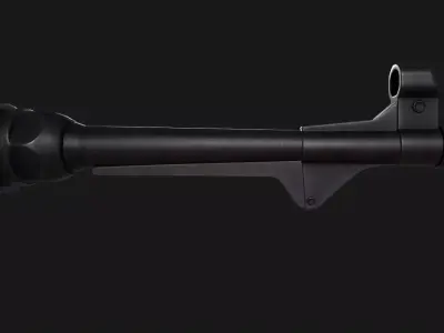 MP40 Submachine Gun Low-poly 3D model purchase