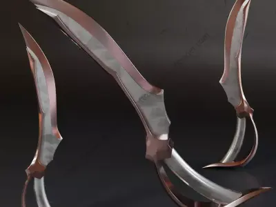 Mk Basemesh Dagger 045 Free 3D model