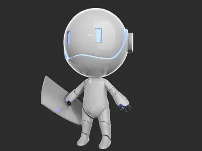 robot humanoid 3D model purchase