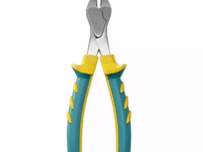 cutting plier 01 3D model