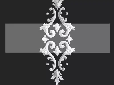DECORATIVE PLASTER Low-poly 3D model
