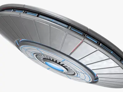 Alien UFO 3D model purchase