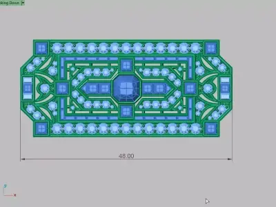  Diamond Brooch 3D print model