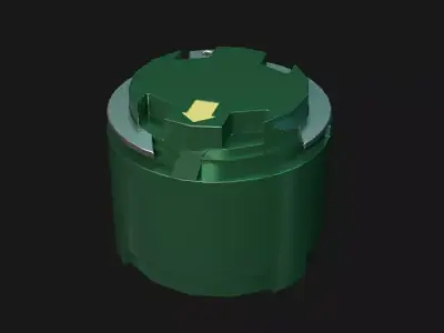 M14 Mine Vietnam War 3D model