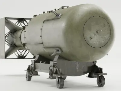 Little Boy bomb Free 3D model