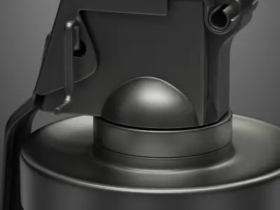 grenade M18 subdivison ready 3D model
