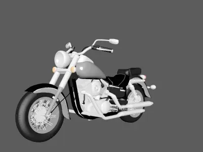 Motorcycle kawasaki  3D model