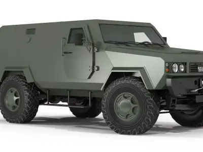 Military vehicle 3D model buy