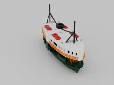 Hong Kong StarFerry for 3D printing 3D print model