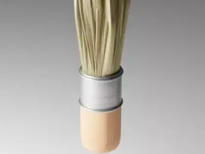 Old Shaving Brush Free 3D model