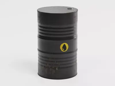 -Oil Barrel- 3D model
