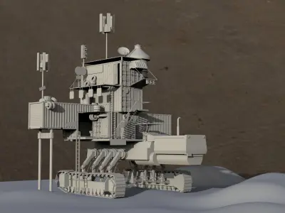 Walker City  Or Walker village house 3D model