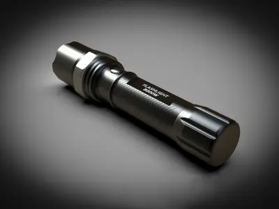 Tactical Flashlight  3D model