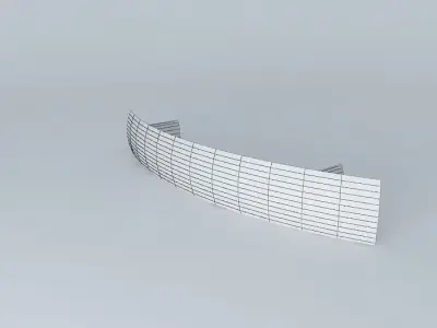 handle curved shelf Free 3D model