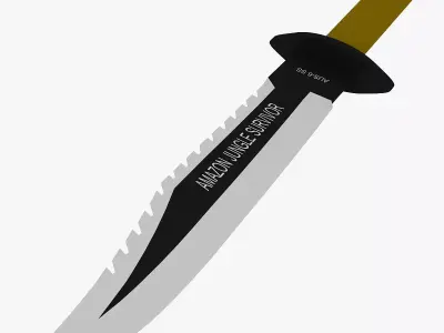 Amazon Survival Knife 3D model