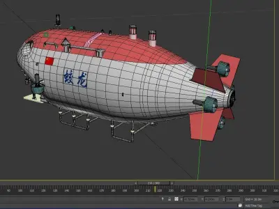 Submarines 3D model