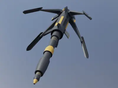Future missile 01 3D model