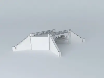 Eco Rail TrackAngle Bridge 3 Dummy Old Steam Days Free 3D model
