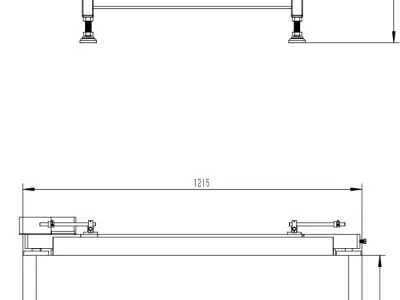 3D design model of a check weigh conveyor 3D model