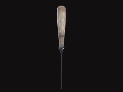 Medieval Chisels V04 Low-poly 3D model
