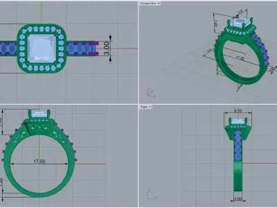 ring code 38 3D print model