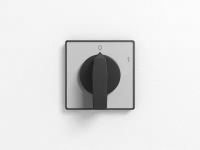 Rotary cam switch 3D model