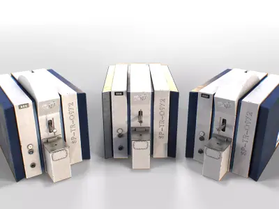 Spectrometer Low-poly 3D model