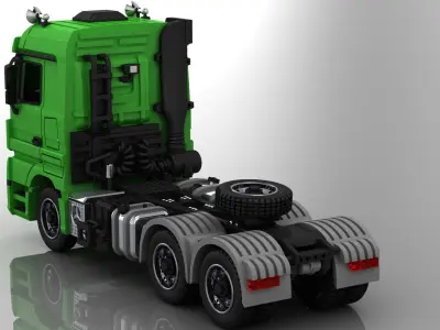 Mercedes Bens- Actros truck  3D print model