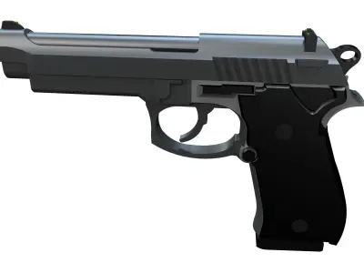 Beretta M9 3D model buy