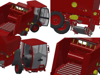 Heavy Equipment - straw 3D model