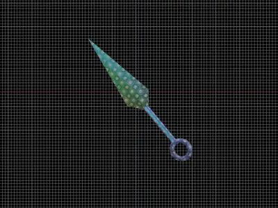 Kunai Low-poly 3D model 5
