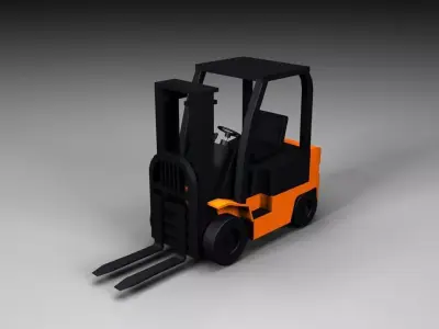 fork lift 3D model by lunzaluclinton