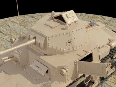 Carro armato M13 40 Free 3D model