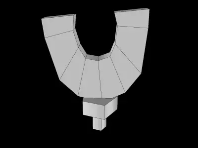 Cartoon Magnet Low-poly 3D model