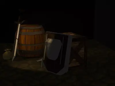 Advanture Item Low-poly 3D model