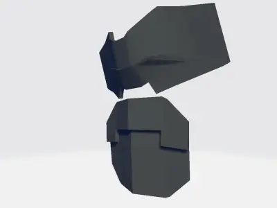 Military Clothing Armor  Low-poly 3D model