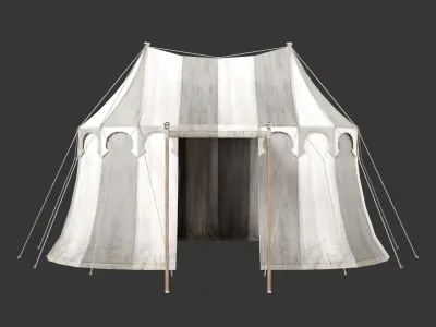 Medieval Collection Elegant Tents 3D Model Pack purchase