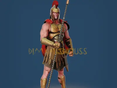 ares god 3D print model