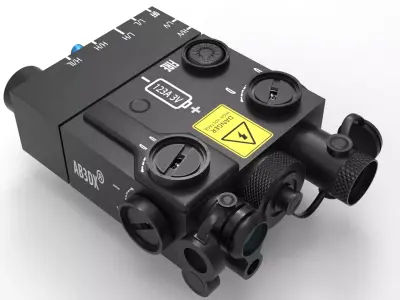 DBAL-A2 Laser Low-poly 3D model